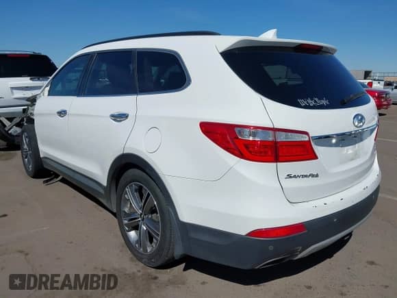 2015 Hyundai Santa Fe Limited with VIN KM8SR4HF1FU107523, listed as a IAAI auction lot 41861068 with 135,664 mi miles and . Bid and sale history available at DreamBid. Image 3.