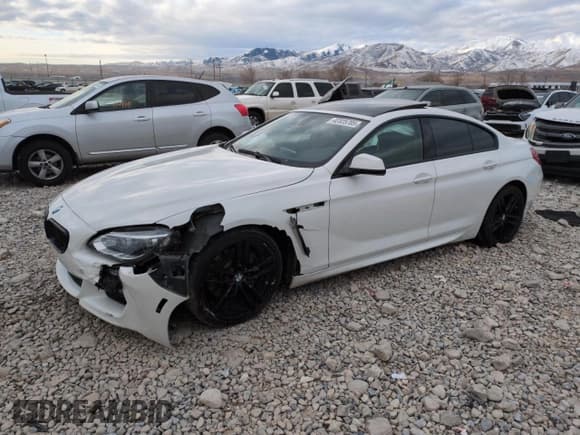 ✅ 2014 BMW 6 Series 640i • VIN: WBA6A0C53ED317038 • Lot: 42325705. Listed on Copart with 95,874 mi. Free auction sales archive from the USA and detailed vehicle history report at DreamBid. Image 1.