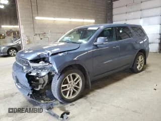 ✅ 2021 Dodge Durango GT • VIN: 1C4RDJDG4MC751874 • Lot: 85824145. Listed on Copart with 65,138 mi. Free auction sales archive from the USA and detailed vehicle history report at DreamBid. Image 1.