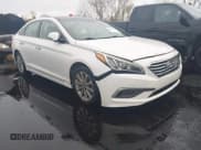 ✅ 2016 Hyundai Sonata Sport • VIN: 5NPE34AF8GH332675 • Lot: 43559315. Listed on IAAI with 98,493 mi. Free auction sales archive from the USA and detailed vehicle history report at DreamBid. Image 1.