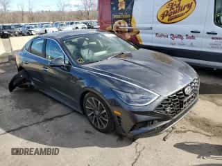 2021 Hyundai Sonata Limited с VIN 5NPEH4J27MH090732, выставлен на аукционе Copart как лот 39326413 с пробегом 6 906 миль миль и . История ставок и продаж доступна на DreamBid. Изображение 4.