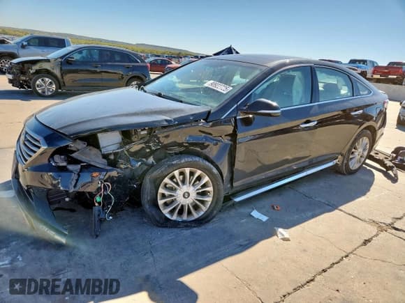 ✅ 2015 Hyundai Sonata Limited • VIN: 5NPE34AF6FH015511 • Лот: 90922725. Опубликован ранее на Copart с пробегом 104 193 миль. Бесплатный доступ к архиву аукционных продаж из США и подробный отчёт об истории автомобиля на DreamBid. Изображение 1.