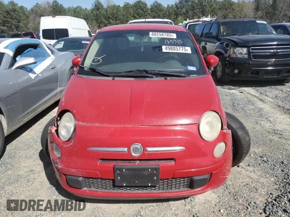 ✅ 2012 FIAT 500 Pop • VIN: 3C3CFFAR7CT125312 • Lot: 49885775. Listed on Copart with 190,364 mi. Free auction sales archive from the USA and detailed vehicle history report at DreamBid. Image 5.
