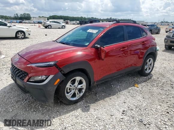 ✅ 2023 Hyundai Kona SEL • VIN: KM8K62ABXPU043066 • Lot: 83763215. Listed on Copart with 77,507 mi. Free auction sales archive from the USA and detailed vehicle history report at DreamBid. Image 1.