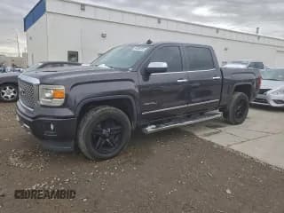 ✅ 2014 GMC Sierra 1500 Denali • VIN: 3GTU2WECXEG399889 • Lot: 94828205. Listed on Copart with 123,874 mi. Free auction sales archive from the USA and detailed vehicle history report at DreamBid. Image 1.