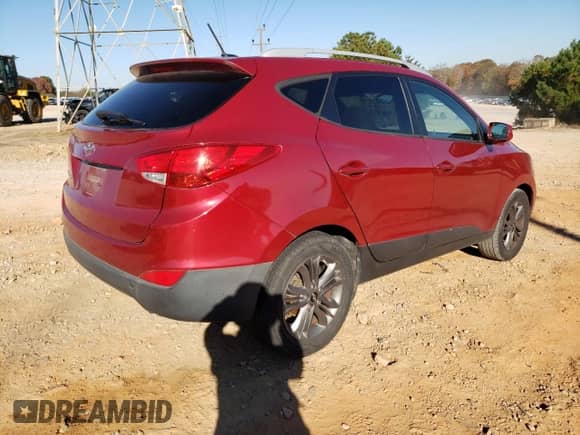 2015 Hyundai Tucson SE with VIN KM8JU3AG2FU072420, listed as a Copart auction lot 91281835 with 189,006 mi miles and Clean title. Bid and sale history available at DreamBid. Image 3.