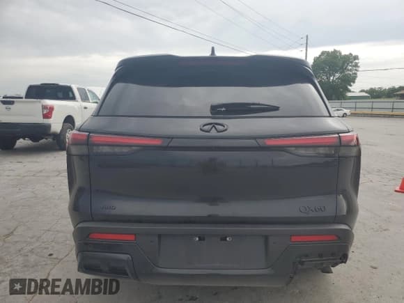 ✅ 2025 Infiniti QX60 Luxe • VIN: 5N1AL1FS8SC333957 • Lot: 57148515. Wystawiony na Copart z przebiegiem 22 624 mil. Bezpłatny archiwum sprzedaży aukcyjnych z USA i szczegółowy raport historii pojazdu na DreamBid. Zdjęcie 6.