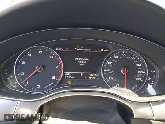 ✅ 2012 Audi A7 Prestige • VIN: WAU2GAFC3CN087358 • Lot: 82466605. Listed on Copart with 156,751 mi. Free auction sales archive from the USA and detailed vehicle history report at DreamBid. Image 9.