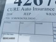 ✅ 2016 Jeep Wrangler Unlimited Sport • VIN: 1C4BJWDG7GL330243 • Lot: 42678134. Listed on IAAI with Not provided. Free auction sales archive from the USA and detailed vehicle history report at DreamBid. Image 9.