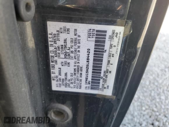 ✅ 1995 Ford Bronco Custom • VIN: 1FMEU15H2SLB84420 • Лот: 80346964. Опубликован ранее на Copart с пробегом 174 259 миль. Бесплатный доступ к архиву аукционных продаж из США и подробный отчёт об истории автомобиля на DreamBid. Изображение 12.