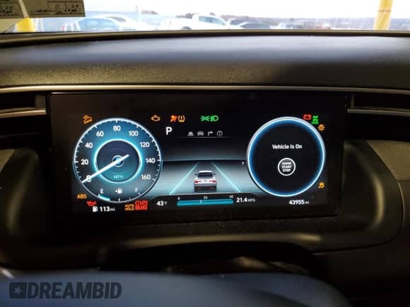 2023 Hyundai Santa Cruz Limited with VIN 5NTJEDAF9PH042455, listed as a Copart auction lot 42998545 with 43,955 mi miles and Salvage title. Bid and sale history available at DreamBid. Image 9.