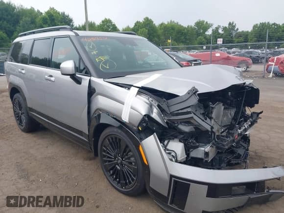 ✅ 2025 Hyundai Santa Fe Calligraphy • VIN: 5NMP5DG18SH045812 • Lot: 42595319. Listed on IAAI with 1,830 mi. Free auction sales archive from the USA and detailed vehicle history report at DreamBid. Image 1.