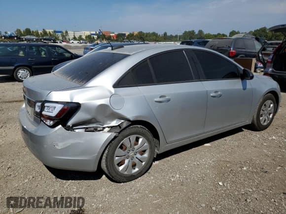 ✅ 2016 Chevrolet Cruze LS • VIN: 1G1PB5SH3G7177791 • Lot: 65584853. Listed on Copart with 95,982 mi. Free auction sales archive from the USA and detailed vehicle history report at DreamBid. Image 3.