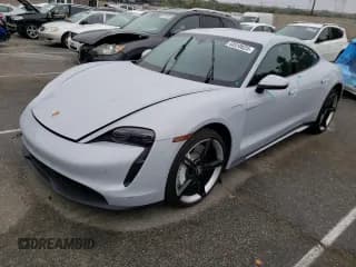 ✅ 2021 Porsche Taycan 4S • VIN: WP0AB2Y15MSA44483 • Lot: 44510623. Listed on Copart with 27,812 mi. Free auction sales archive from the USA and detailed vehicle history report at DreamBid. Image 1.