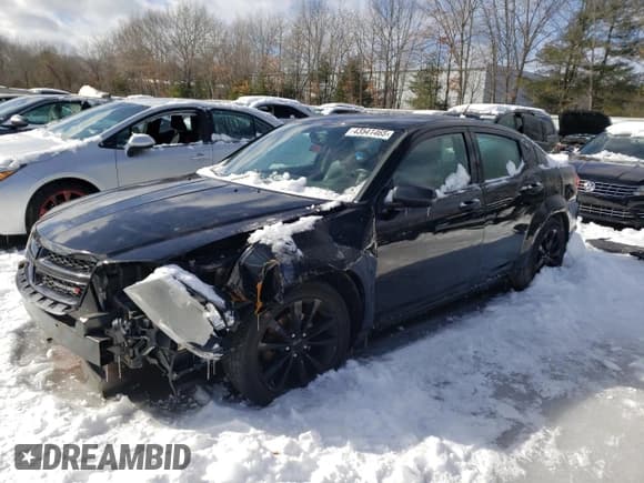 ✅ 2014 Dodge Avenger SXT • VIN: 1C3CDZCG7EN147333 • Лот: 43541465. Опубликован ранее на Copart с пробегом 126 629 миль. Бесплатный доступ к архиву аукционных продаж из США и подробный отчёт об истории автомобиля на DreamBid. Изображение 1.