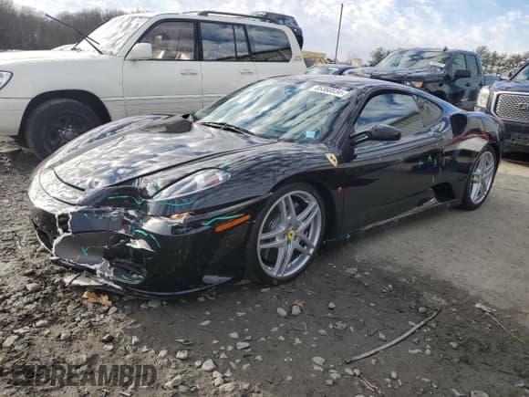 ✅ 2005 Ferrari 430 • VIN: ZFFEW58A750143468 • Lot: 85360834. Wystawiony na Copart z przebiegiem 8 983 mil. Bezpłatny archiwum sprzedaży aukcyjnych z USA i szczegółowy raport historii pojazdu na DreamBid. Zdjęcie 1.