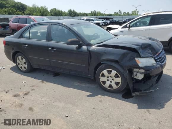2009 Hyundai Sonata GLS with VIN 5NPET46C29H437021, listed as a Copart auction lot 59888034 with 229,832 mi miles and Salvage title. Bid and sale history available at DreamBid. Image 4.