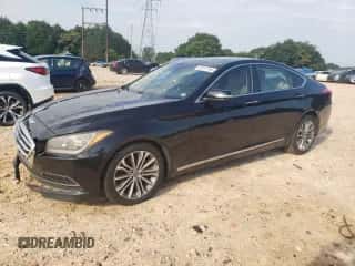 2015 Hyundai Genesis 3.8L z VIN KMHGN4JE7FU095364, wystawiony jako Copart lot #63191744 z przebiegiem 155 021 mil mil oraz Szkoda całkowita • Salvage title. Historia ofert i sprzedaży dostępna na DreamBid. Obrazek 1.