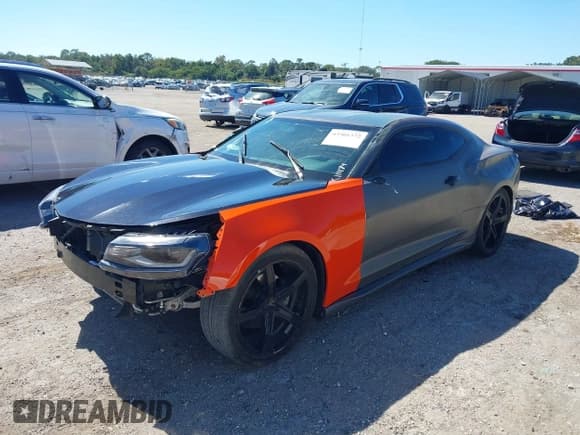 ✅ 2018 Chevrolet Camaro 1LS • VIN: 1G1FA1RX6J0111174 • Lot: 43501372. Listed on IAAI with 53,615 mi. Free auction sales archive from the USA and detailed vehicle history report at DreamBid. Image 2.