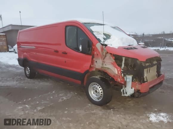 ✅ 2019 Ford Transit Cargo • VIN: 1FTYR2YM2KKB79435 • Lot: 43800914. Listed on IAAI with 53,159 mi. Free auction sales archive from the USA and detailed vehicle history report at DreamBid. Image 1.