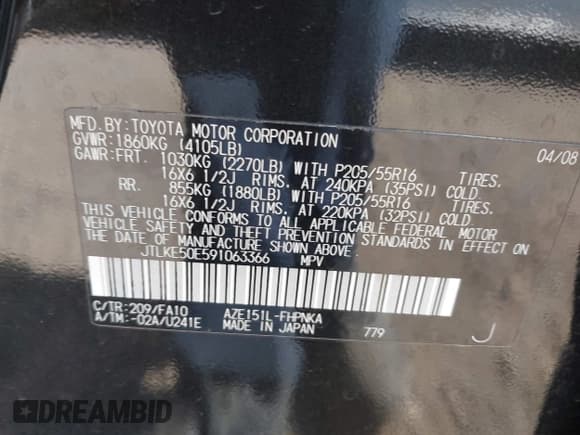 ✅ 2009 Scion xB • VIN: JTLKE50E591063366 • Lot: 43809513. Listed on IAAI with 165,587 mi. Free auction sales archive from the USA and detailed vehicle history report at DreamBid. Image 9.