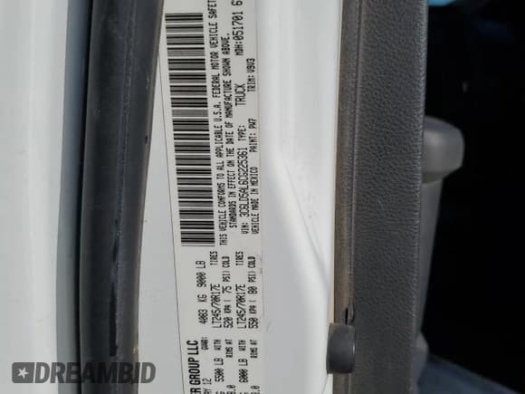 ✅ 2012 Ram 2500 ST • VIN: 3C6LD5AL6CG225361 • Лот: 81129234. Опубликован ранее на Copart с пробегом 207 608 миль. Бесплатный доступ к архиву аукционных продаж из США и подробный отчёт об истории автомобиля на DreamBid. Изображение 14.