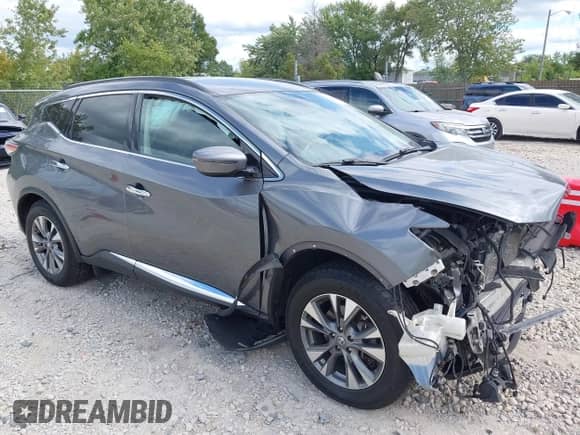 ✅ 2018 Nissan Murano SV • VIN: 5N1AZ2MH1JN119374 • Lot: 43073234. Listed on IAAI with 69,377 mi miles. Access the free auction sales archive from the USA and view a detailed vehicle history report at DreamBid. Image 1.