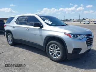 ✅ 2020 Chevrolet Traverse LS • VIN: 1GNERFKW9LJ167575 • Lot: 42026375. Listed on IAAI with 62,454 mi. Free auction sales archive from the USA and detailed vehicle history report at DreamBid. Image 1.