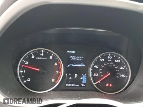 ✅ 2019 Mitsubishi Eclipse Cross ES • VIN: JA4AT3AA2KZ031201 • Lot: 57653265. Listed on Copart with 80,208 mi. Free auction sales archive from the USA and detailed vehicle history report at DreamBid. Image 9.