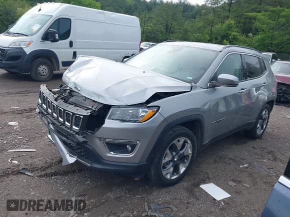 ✅ 2021 Jeep Compass Limited • VIN: 3C4NJCCB7MT514244 • Lot: 42090791. Listed on IAAI with Not provided. Free auction sales archive from the USA and detailed vehicle history report at DreamBid. Image 2.