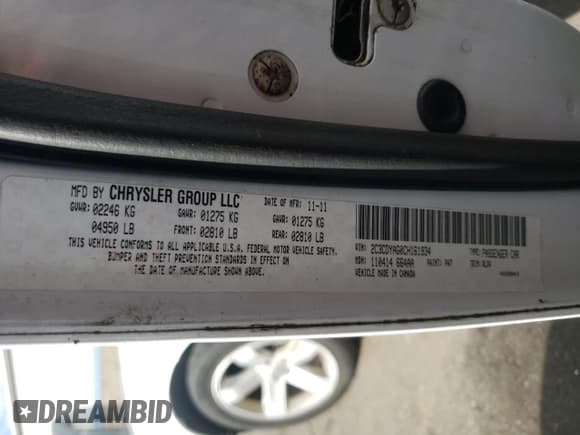 ✅ 2012 Dodge Challenger SXT • VIN: 2C3CDYAG0CH161934 • Лот: 73168314. Опубликован ранее на Copart с пробегом 185 821 миль. Бесплатный доступ к архиву аукционных продаж из США и подробный отчёт об истории автомобиля на DreamBid. Изображение 13.