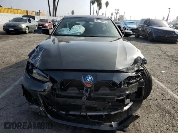 ✅ 2023 BMW i4 eDrive40 • VIN: WBY73AW0XPFN83377 • Lot: 82777005. Listed on Copart with 16,410 mi. Free auction sales archive from the USA and detailed vehicle history report at DreamBid. Image 5.