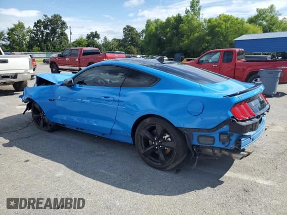 ✅ 2023 Ford Mustang GT • VIN: 1FA6P8CF3P5307072 • Lot: 66907015. Listed on Copart with 23,514 mi. Free auction sales archive from the USA and detailed vehicle history report at DreamBid. Image 2.