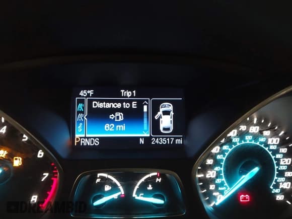 ✅ 2013 Ford Escape SE • VIN: 1FMCU0GX1DUA84084 • Lot: 43845906. Listed on IAAI with 243,517 mi. Free auction sales archive from the USA and detailed vehicle history report at DreamBid. Image 7.