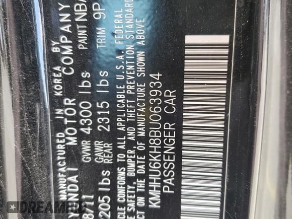 ✅ 2011 Hyundai Genesis Coupe Track • VIN: KMHHU6KH8BU063934 • Лот: 48212805. Опубликован ранее на Copart с пробегом 79 936 миль. Бесплатный доступ к архиву аукционных продаж из США и подробный отчёт об истории автомобиля на DreamBid. Изображение 12.