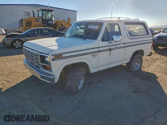 ✅ 1985 Ford Bronco • VIN: 1FMDU15H9FLA52546 • Lot: 96312745. Listed on Copart with 63,922 mi. Free auction sales archive from the USA and detailed vehicle history report at DreamBid. Image 1.