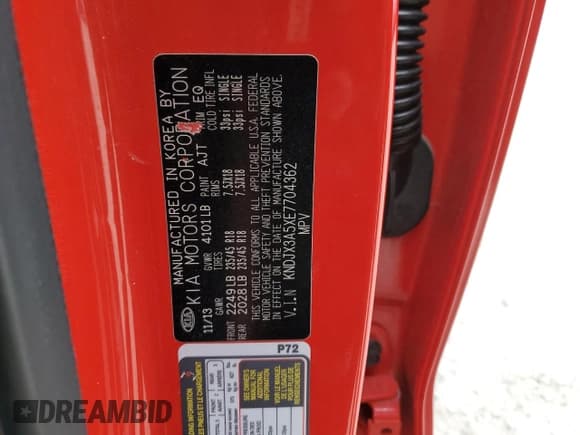 ✅ 2014 Kia Soul + • VIN: KNDJX3A5XE7704362 • Lot: 90543625. Wystawiony na Copart z przebiegiem 104 163 mil. Bezpłatny archiwum sprzedaży aukcyjnych z USA i szczegółowy raport historii pojazdu na DreamBid. Zdjęcie 13.