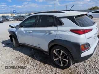 2018 Hyundai Kona Limited z VIN KM8K33A51JU080250, wystawiony jako Copart lot #65478195 z przebiegiem 131 155 mil mil oraz Szkoda całkowita • Salvage title. Historia ofert i sprzedaży dostępna na DreamBid. Obrazek 2.