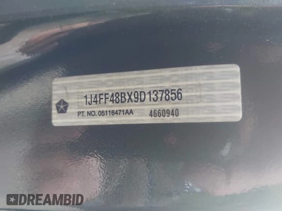 ✅ 2009 Jeep Patriot Limited • VIN: 1J4FF48BX9D137856 • Lot: 42328493. Listed on IAAI with 142,059 mi. Free auction sales archive from the USA and detailed vehicle history report at DreamBid. Image 9.