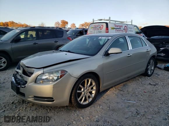 ✅ 2012 Chevrolet Malibu 1LT • VIN: 1G1ZC5E01CF168664 • Lot: 76711994. Listed on Copart with 197,333 mi. Free auction sales archive from the USA and detailed vehicle history report at DreamBid. Image 1.