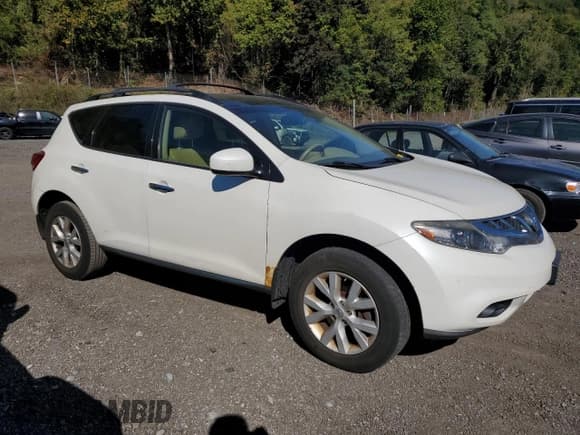✅ 2012 Nissan Murano SL • VIN: JN8AZ1MW6CW231814 • Lot: 84810885. Wystawiony na Copart z przebiegiem 188 452 mil. Bezpłatny archiwum sprzedaży aukcyjnych z USA i szczegółowy raport historii pojazdu na DreamBid. Zdjęcie 4.
