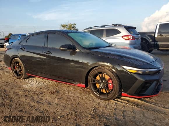 ✅ 2024 Hyundai Elantra • VIN: KMHLW4DK6RU020186 • Lot: 73851504. Listed on Copart with Not provided miles. Access the free auction sales archive from the USA and view a detailed vehicle history report at DreamBid. Image 4.