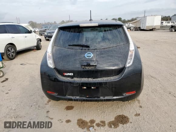 ✅ 2015 Nissan LEAF SL • VIN: 1N4AZ0CP7FC319220 • Lot: 93087365. Listed on Copart with 78,432 mi. Free auction sales archive from the USA and detailed vehicle history report at DreamBid. Image 6.