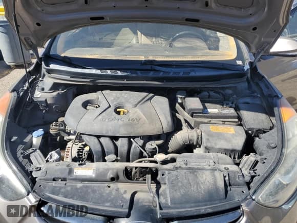 ✅ 2012 Hyundai Elantra Limited • VIN: 5NPDH4AE2CH105657 • Lot: 85883305. Listed on Copart with Not provided. Free auction sales archive from the USA and detailed vehicle history report at DreamBid. Image 11.