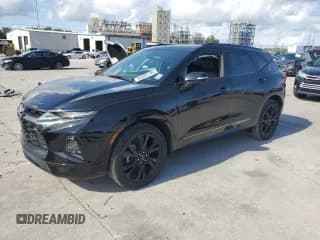 ✅ 2021 Chevrolet Blazer RS • VIN: 3GNKBERS1MS576271 • Лот: 85482145. Опубликован ранее на Copart с пробегом 57 090 миль. Бесплатный доступ к архиву аукционных продаж из США и подробный отчёт об истории автомобиля на DreamBid. Изображение 1.