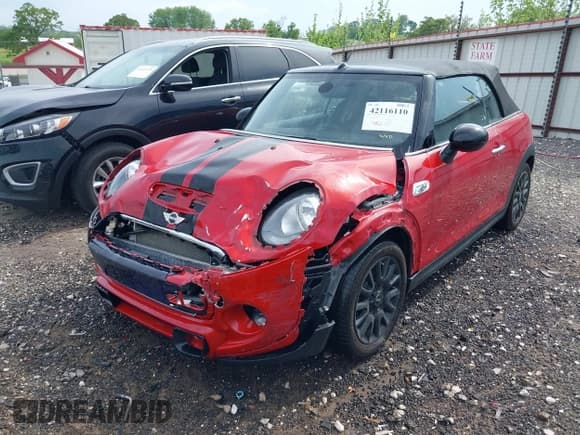 ✅ 2017 MINI Convertible Cooper S • VIN: WMWWG9C34H3C80967 • Lot: 42116110. Wystawiony na IAAI z przebiegiem 42 878 mil. Bezpłatny archiwum sprzedaży aukcyjnych z USA i szczegółowy raport historii pojazdu na DreamBid. Zdjęcie 2.
