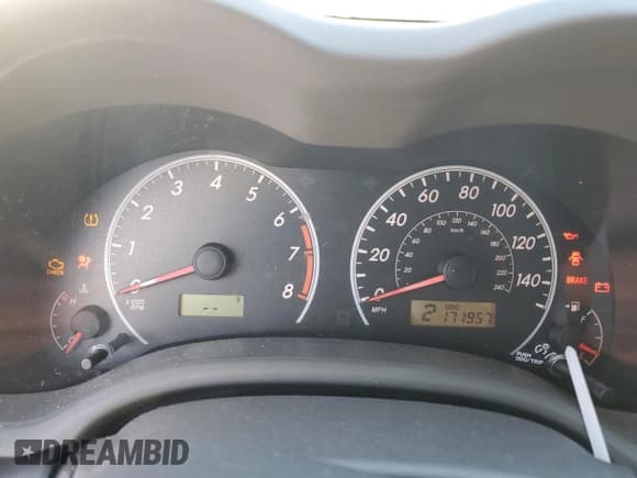 ✅ 2010 Toyota Corolla • VIN: 1NXBU4EE0AZ355300 • Lot: 56641125. Listed on Copart with 171,957 mi. Free auction sales archive from the USA and detailed vehicle history report at DreamBid. Image 9.