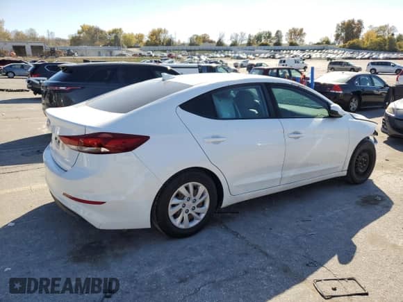 2017 Hyundai Elantra SE with VIN 5NPD74LF6HH208449, listed as a Copart auction lot 90755575 with 101,341 mi miles and Clean title. Bid and sale history available at DreamBid. Image 3.