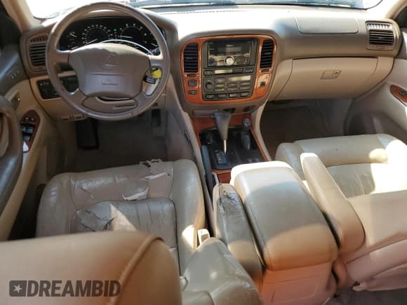 ✅ 1998 Lexus LX 470 • VIN: JT6HT00W6W0002396 • Lot: 75092884. Listed on Copart with 257,996 mi. Free auction sales archive from the USA and detailed vehicle history report at DreamBid. Image 8.