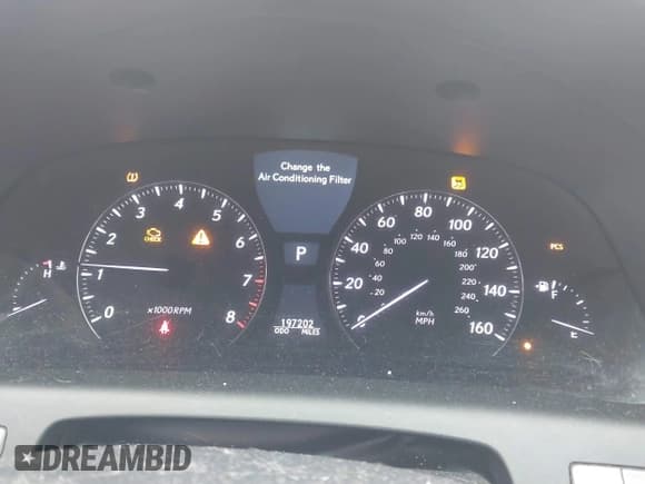 ✅ 2007 Lexus LS 460 L • VIN: JTHGL46F375013281 • Lot: 41725707. Listed on IAAI with 197,202 mi. Free auction sales archive from the USA and detailed vehicle history report at DreamBid. Image 7.